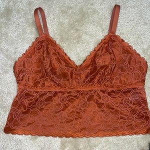 Rust bralette